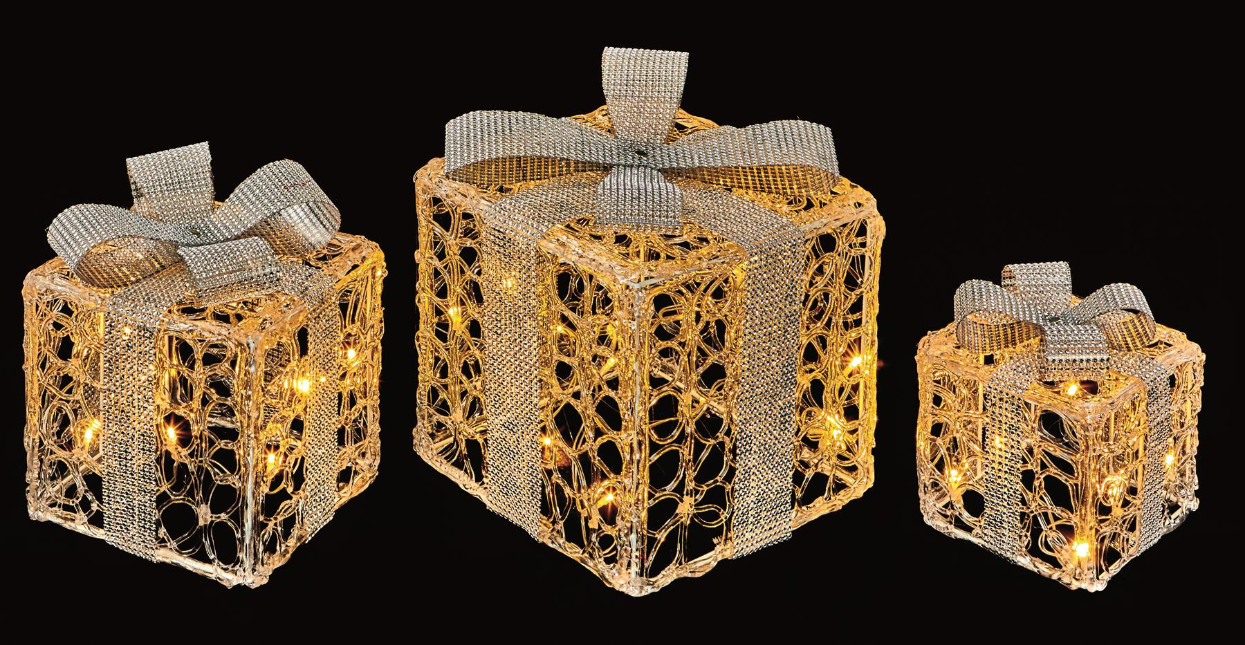 3 Lit Parcels - Warm White