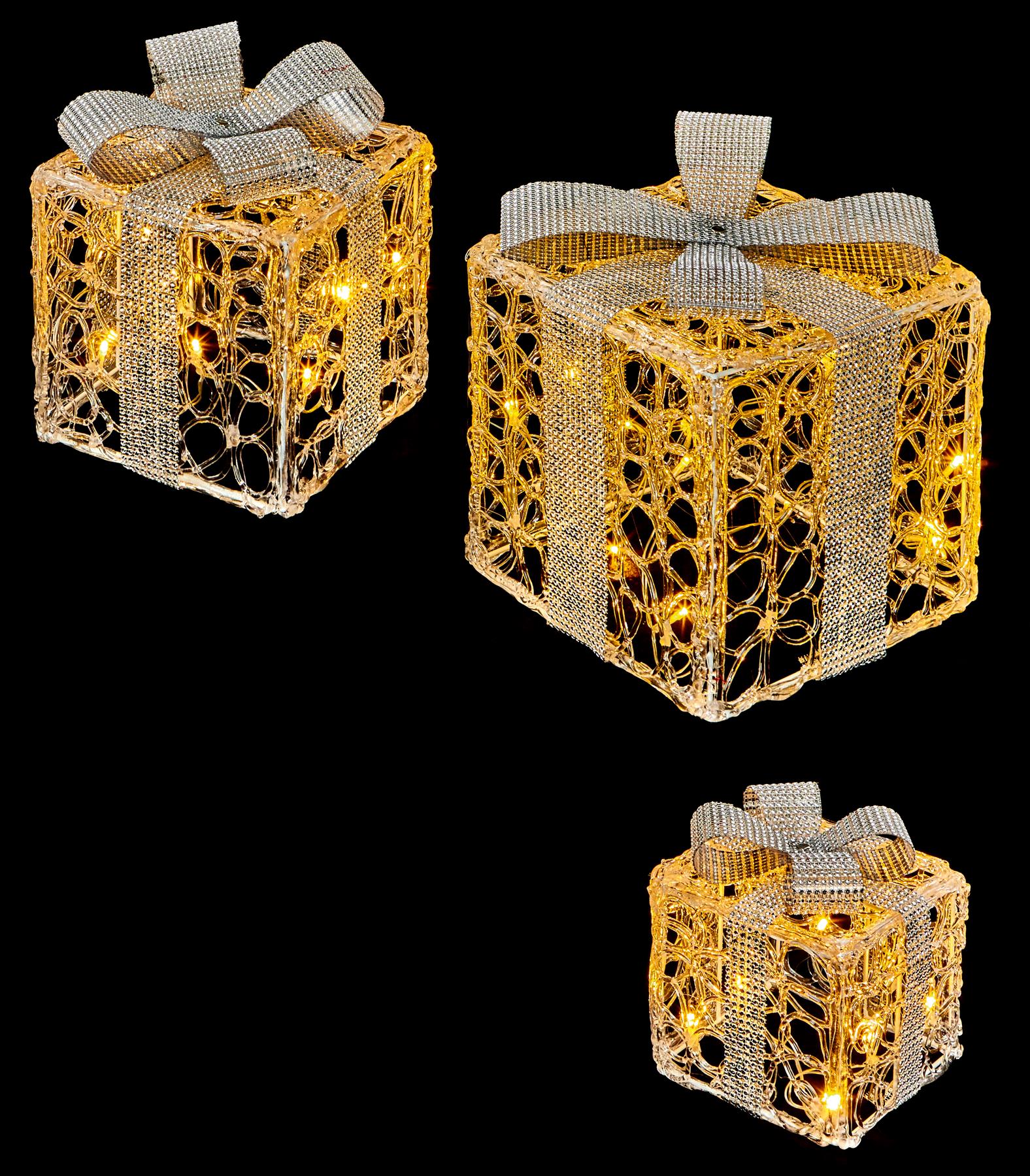 3 Lit Parcels - Warm White