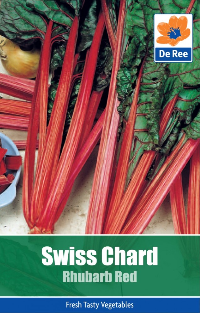 Swiss Chard: Rhubarb Red Seeds