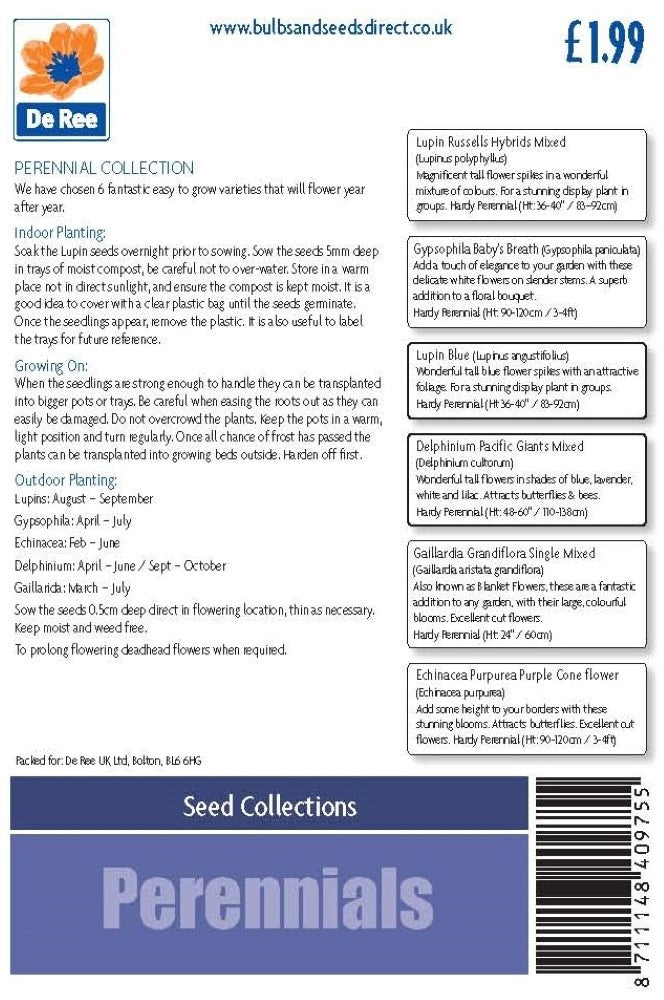 Perennials - Seed Collection