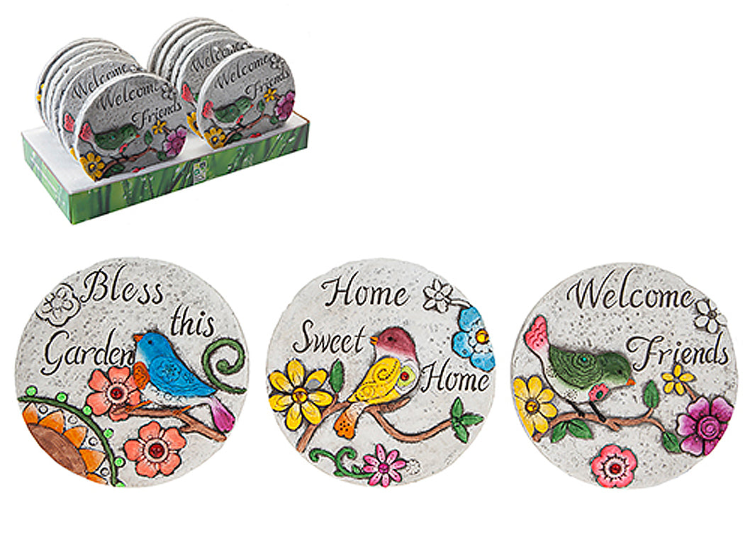 1 x Round Sentiment Plaque