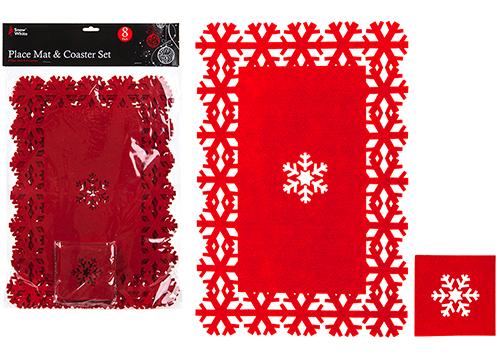 Felt Placemat & Coaster Set