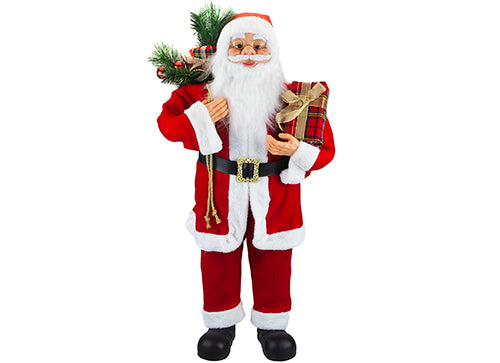 90cm Standing Santa Decoration