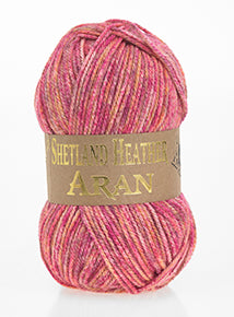 Shetland Heather Aran - 11 Colours Available