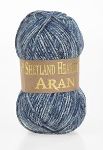 Shetland Heather Aran - 11 Colours Available