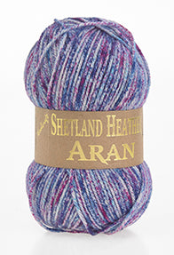 Shetland Heather Aran - 11 Colours Available