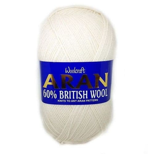 Aran 500g 60% British Wool