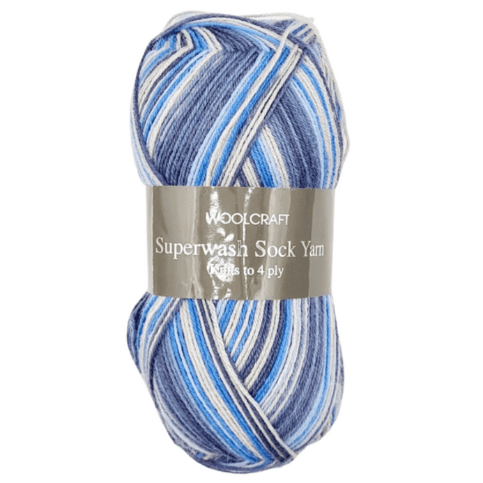 Superwash Sock Wool - 16 Colours Available