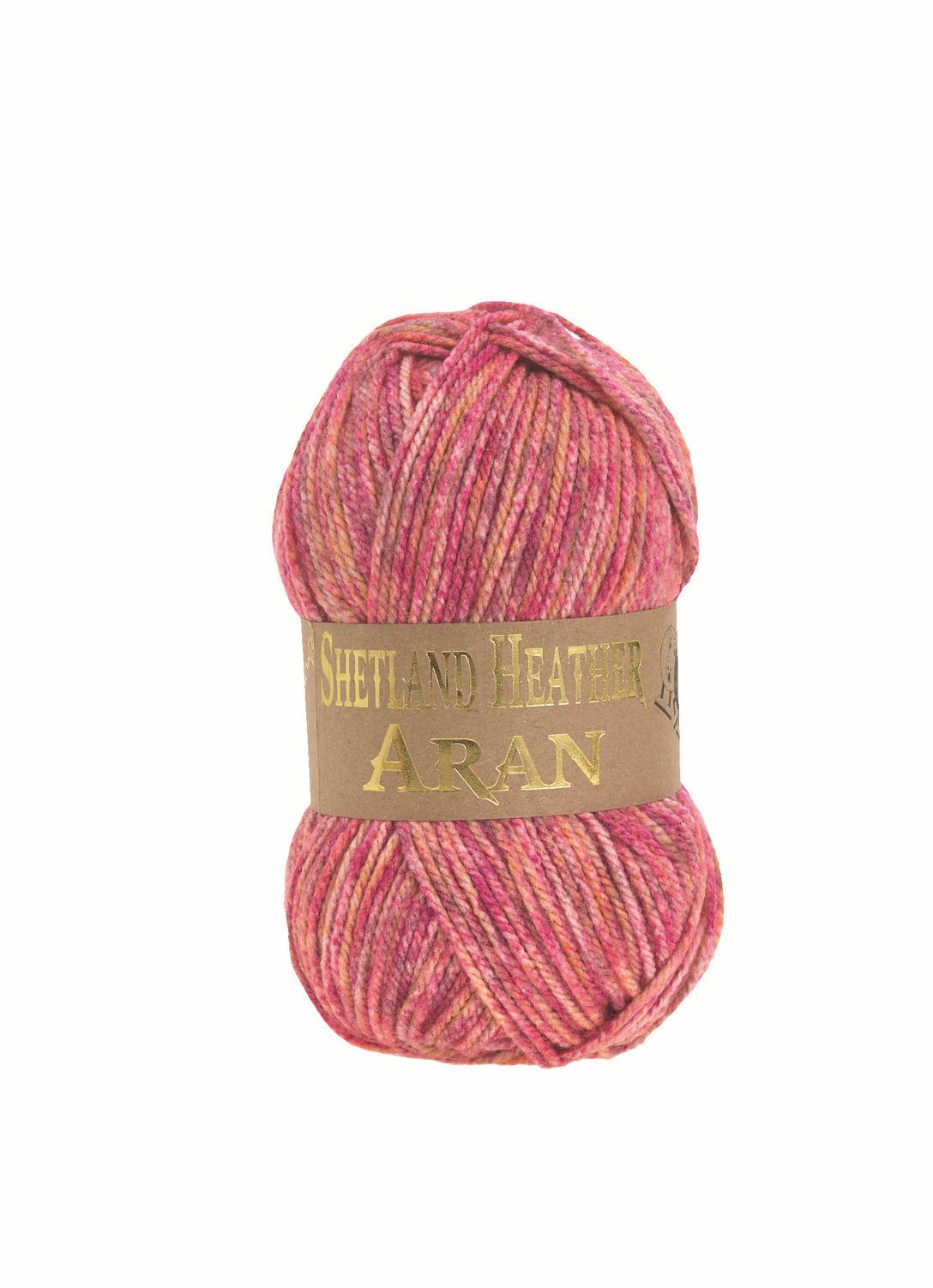 Shetland Heather Aran Blossom