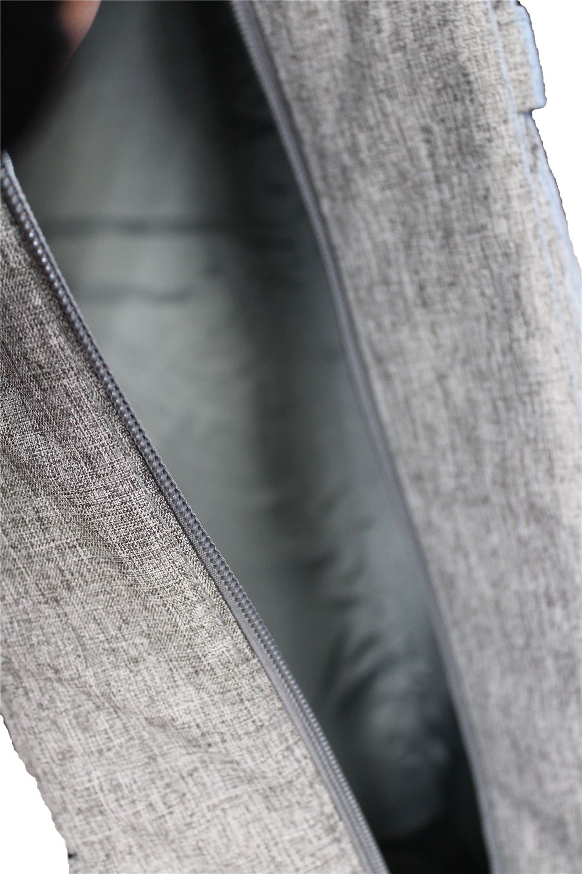 Dark Grey Flower Craft Bag