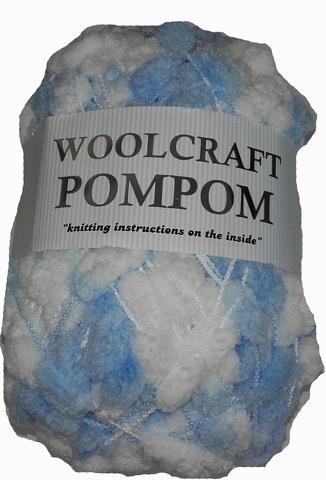 Pom Pom Yarn 05 Blue White