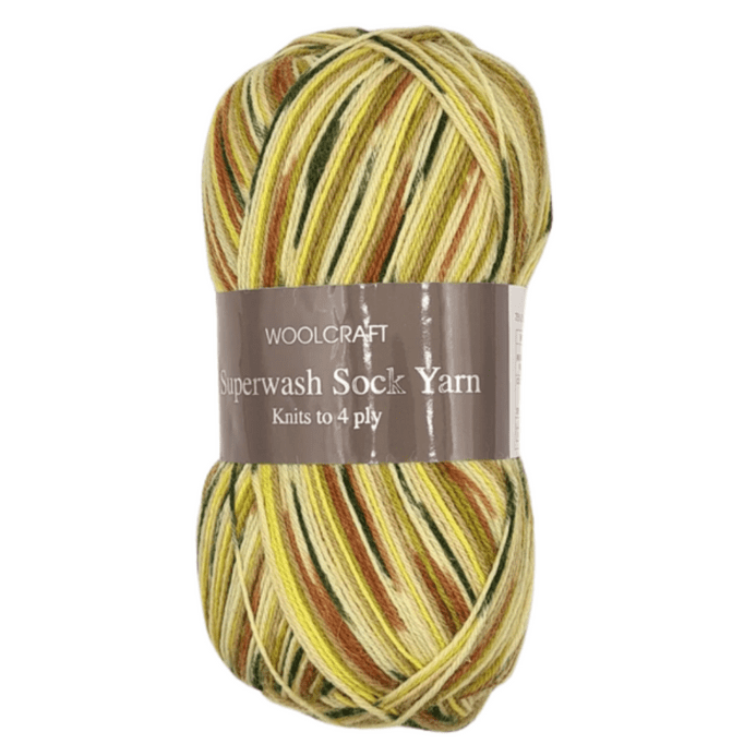 Superwash Sock Wool - 16 Colours Available