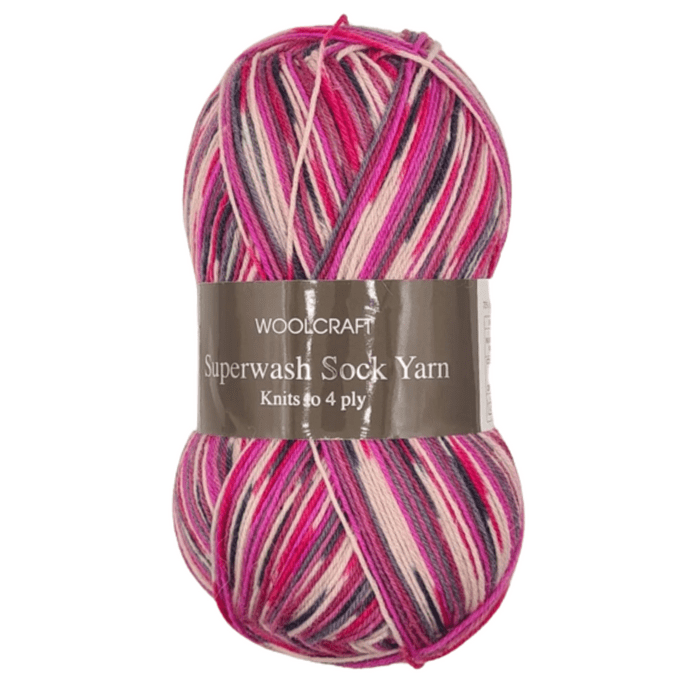 Superwash Sock Wool - 16 Colours Available