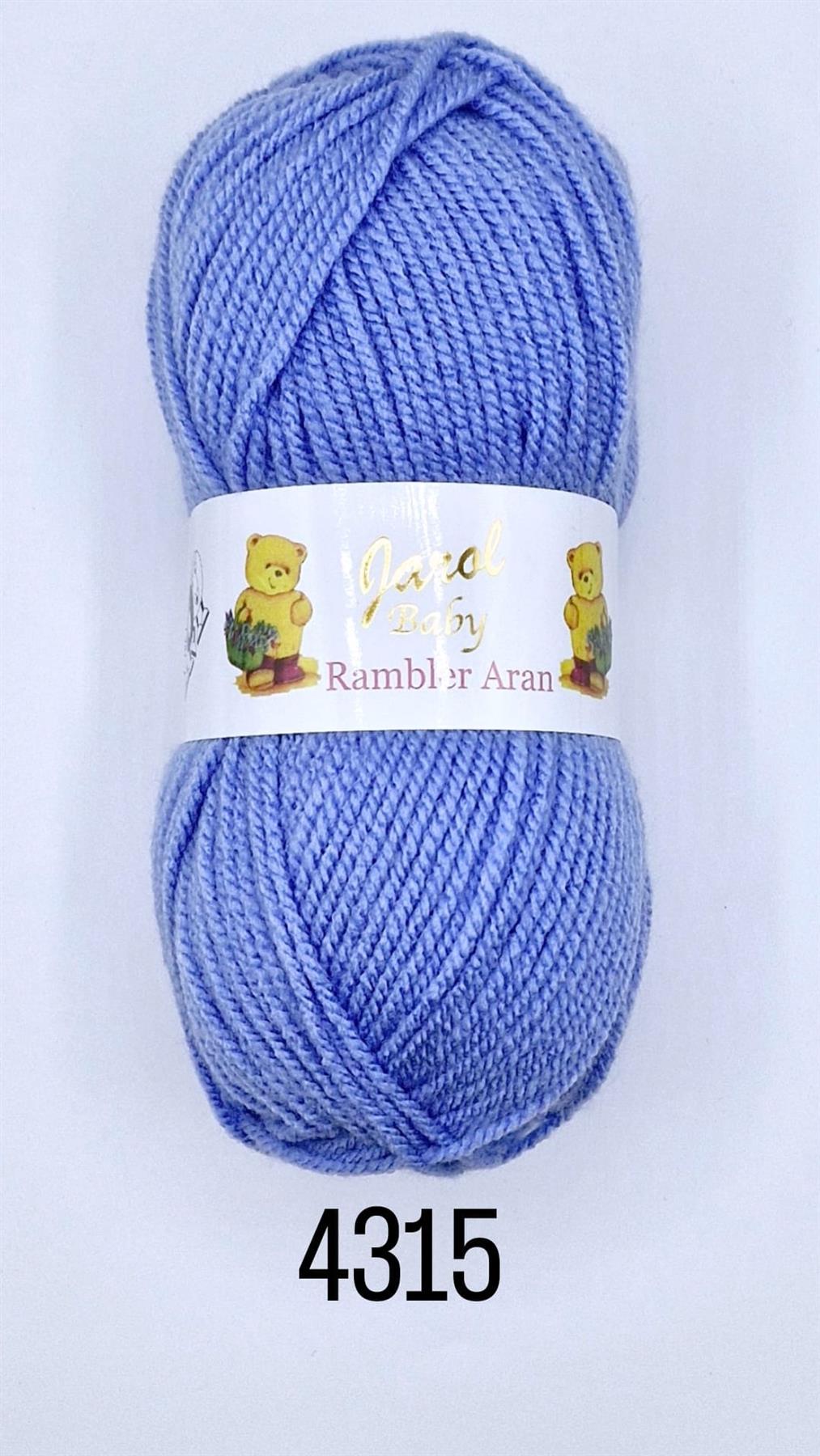 Baby Rambler Aran Yarn - Cornflower
