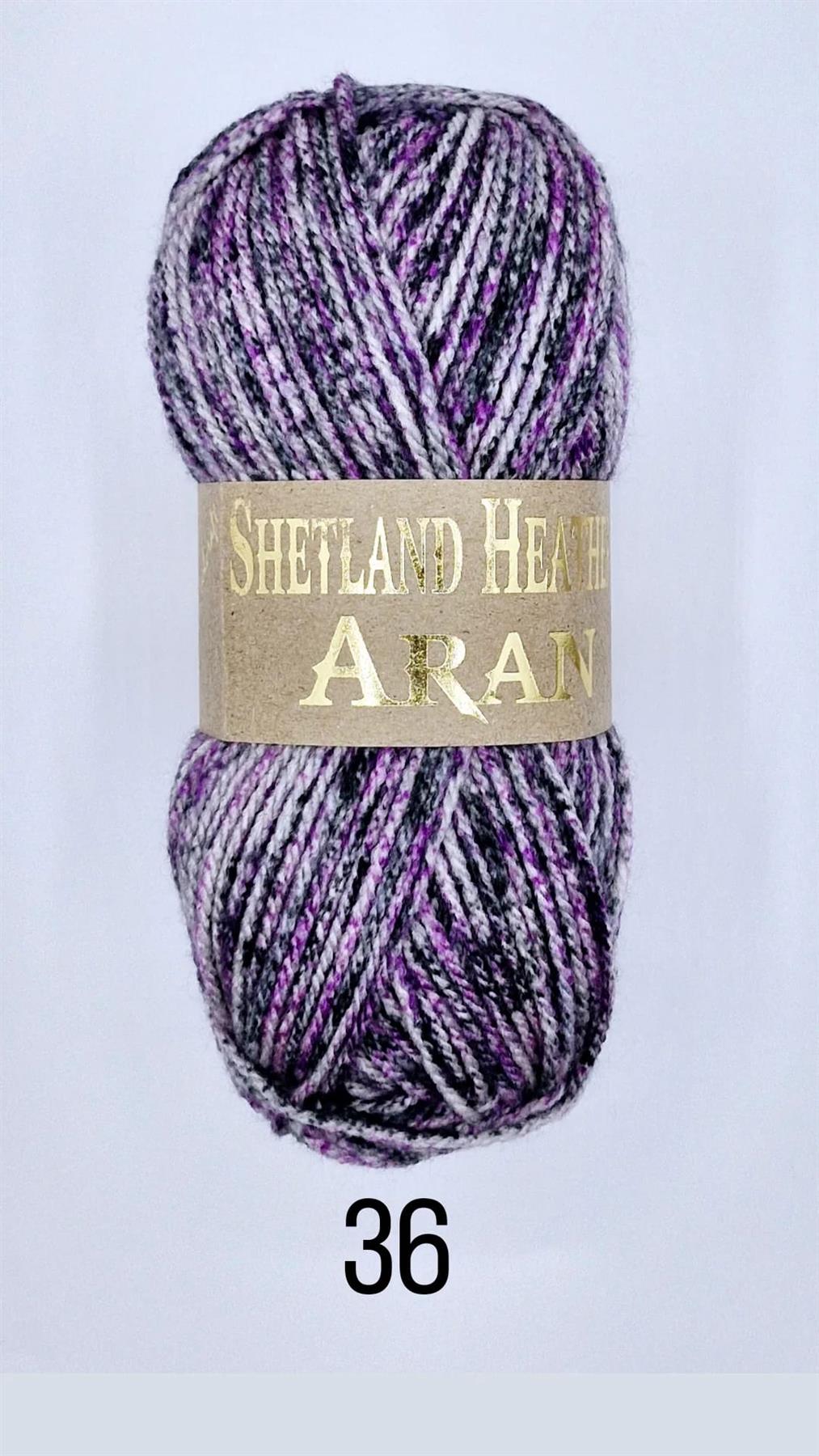 Shetland Heather Aran Lavender Fields