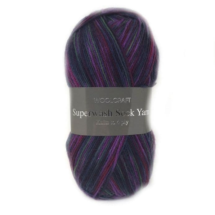 Superwash Sock Wool - 16 Colours Available