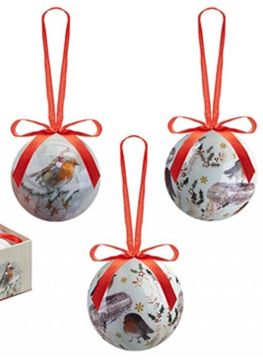 1 x 75mm Robin Bauble