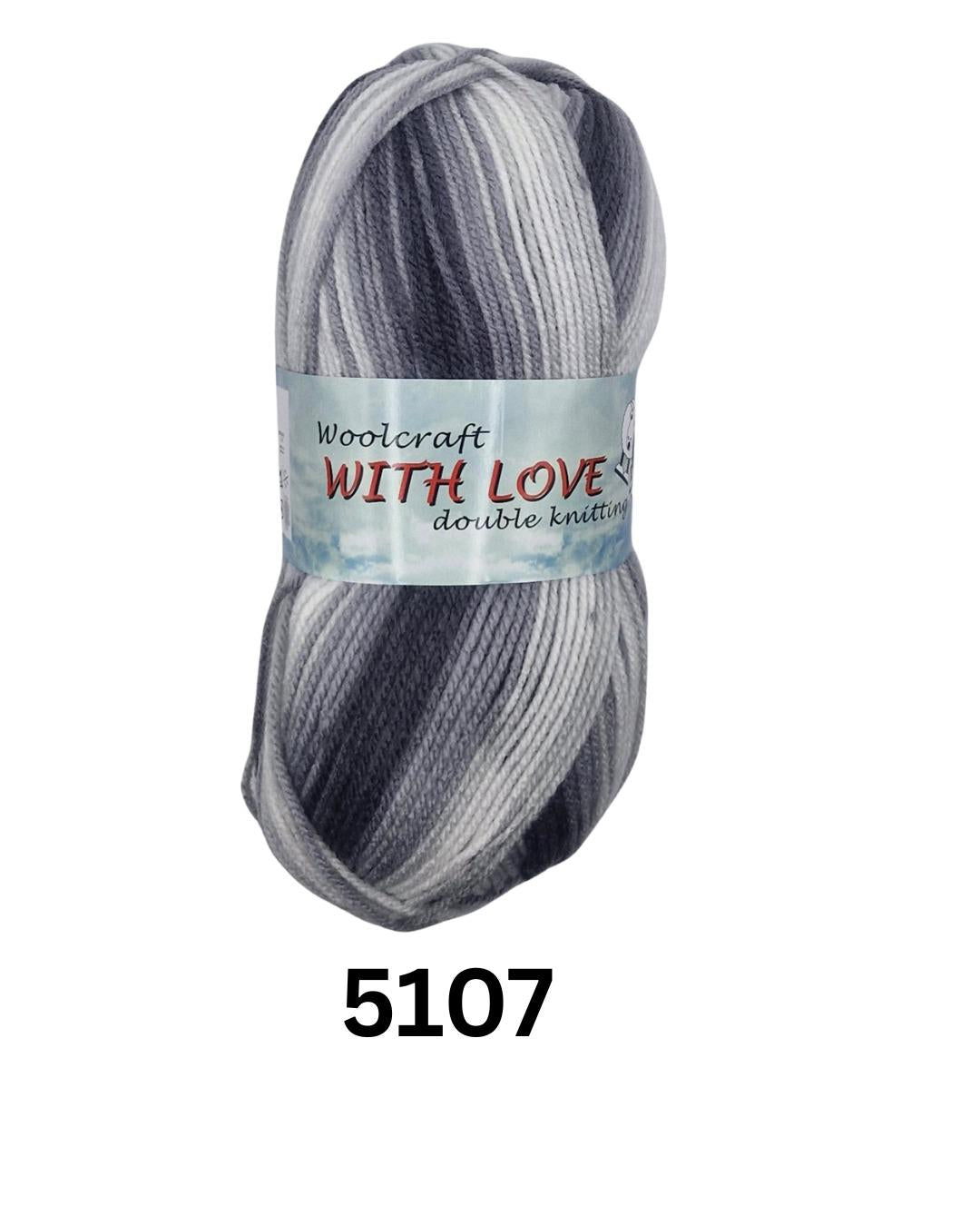 With Love shade Yarn 5107 Paz Grey