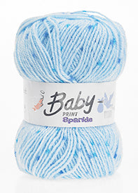 Baby Print Sparkle Double Knitting - 8 Colours Available