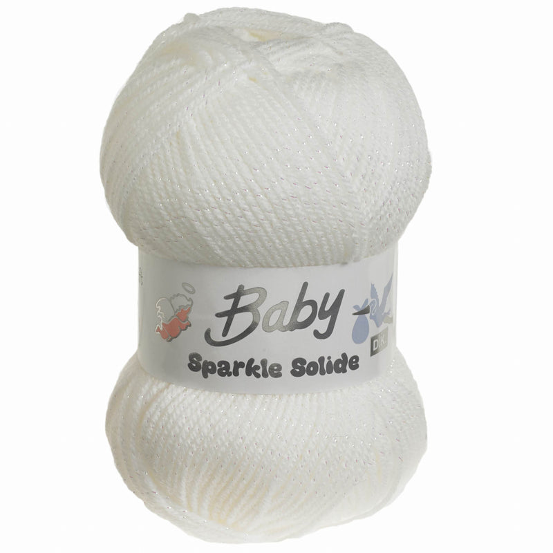 Baby Sparkle Solide Double Knit - 7 Colours Available