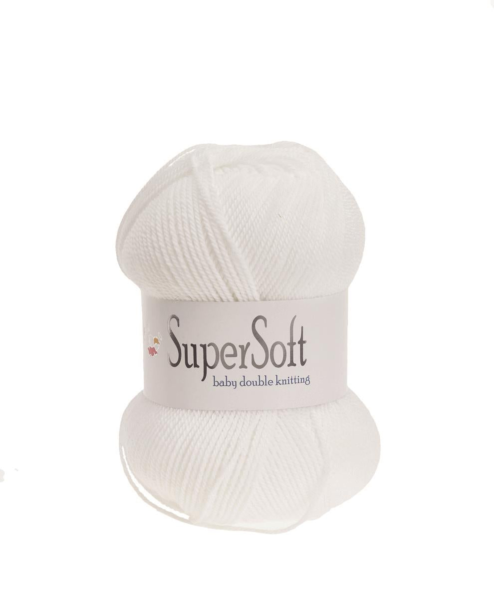 Super Soft Baby Yarn White