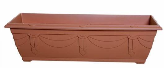 60cm Venetian Trough Planter - Terracotta