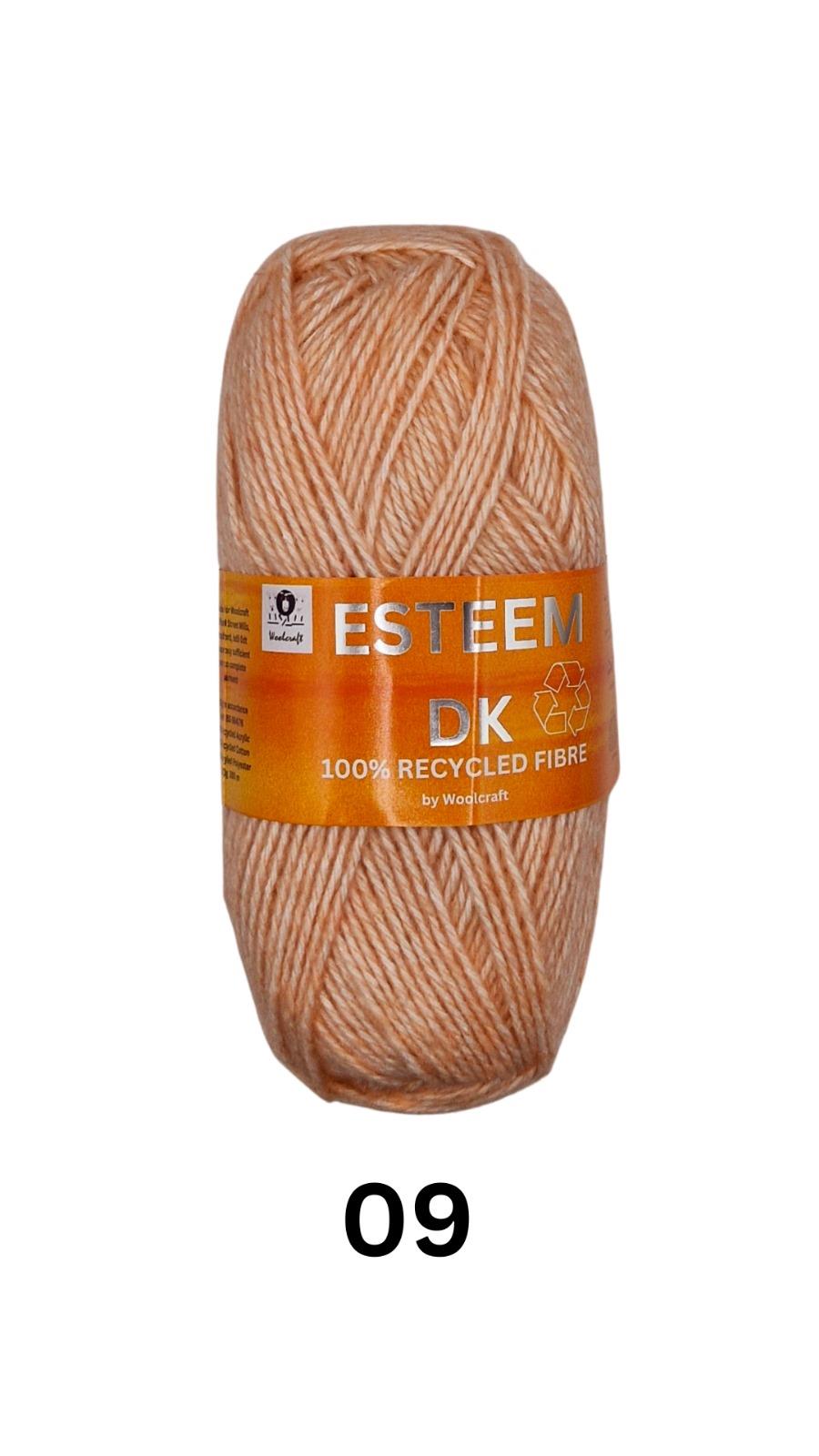 Esteem DK Recycled 09 Peach Twist