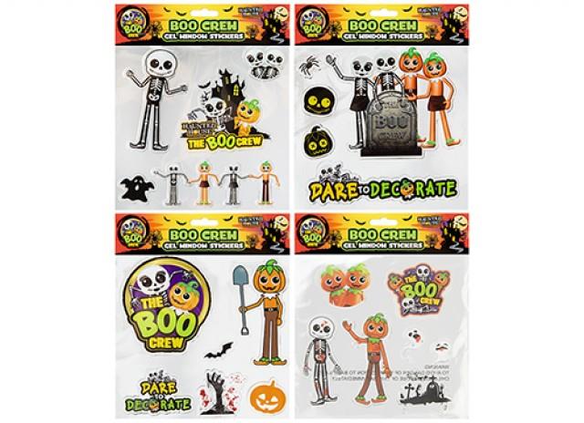 Boo Crew Gel Window Stickers