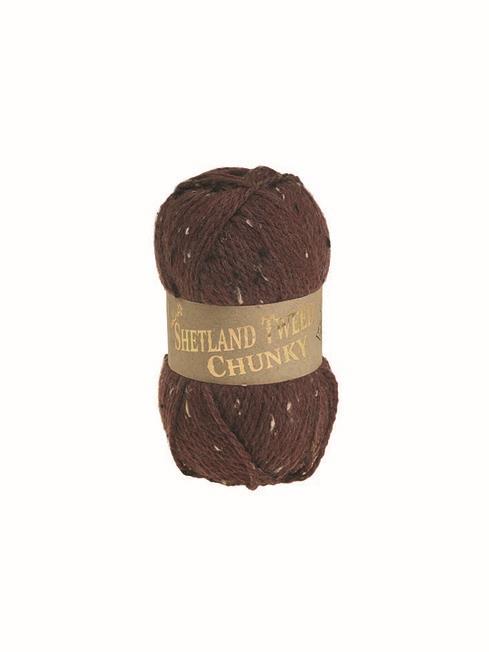 Shetland Tweed Chunky Knitting Yarn - Heathered Bilberry