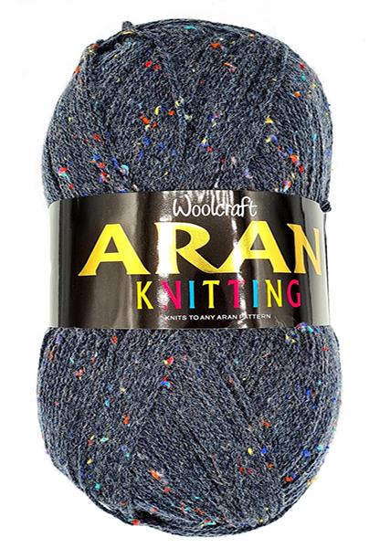 Aran Navy Speck 400gm 846