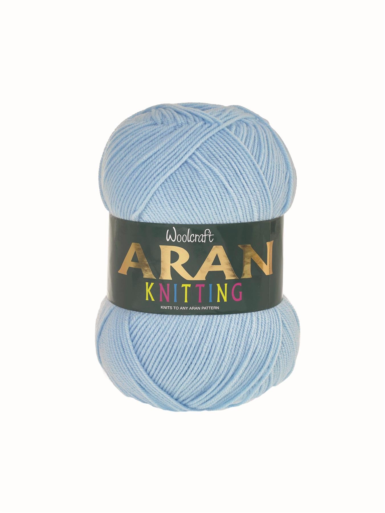Acrylic Aran 19 Baby Blue