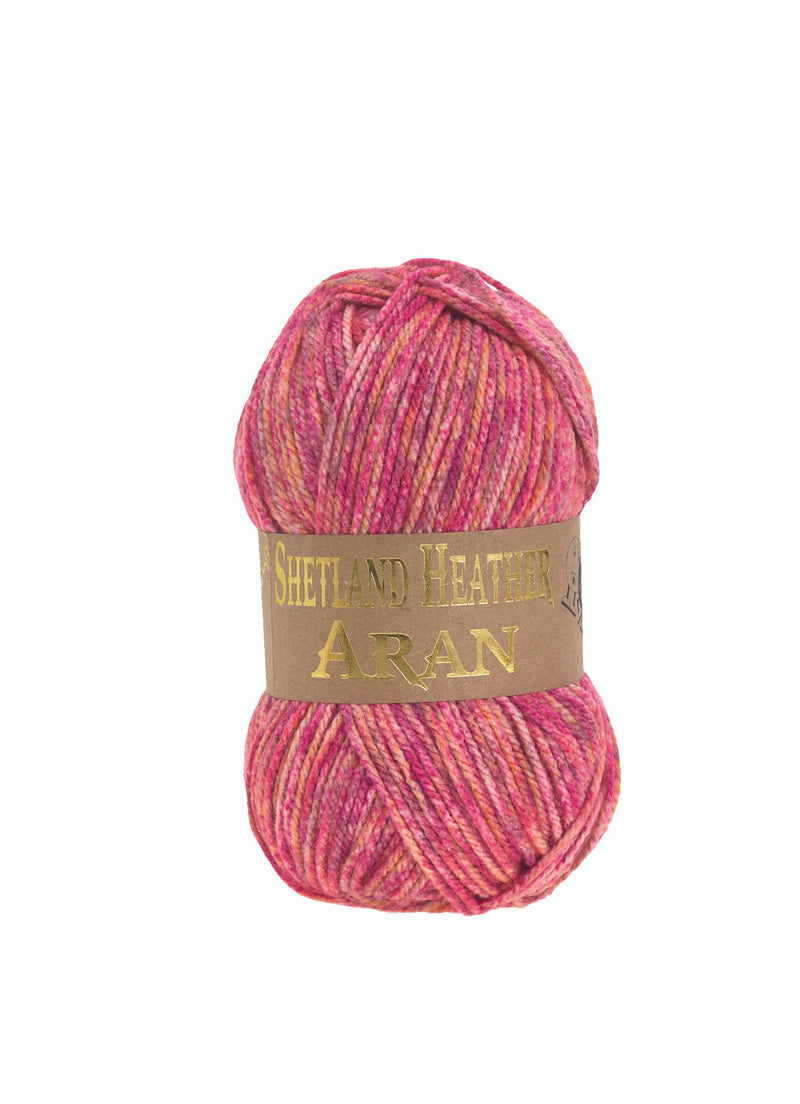 Shetland Heather Aran - 11 Colours Available