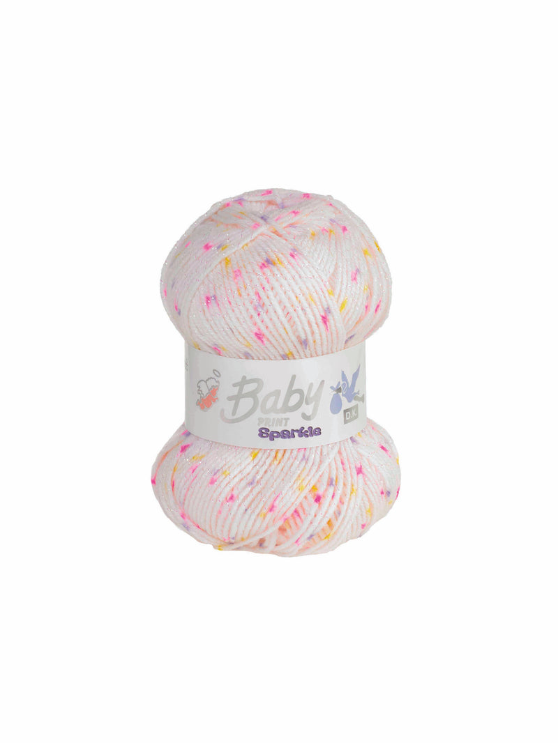 Baby Print Sparkle Double Knitting - 8 Colours Available