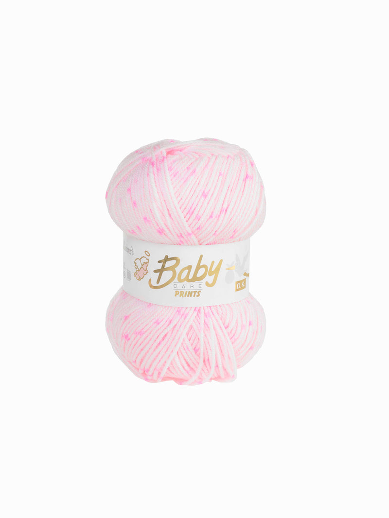 Baby Care Spot Print Double Knitting - 14 Colours Available