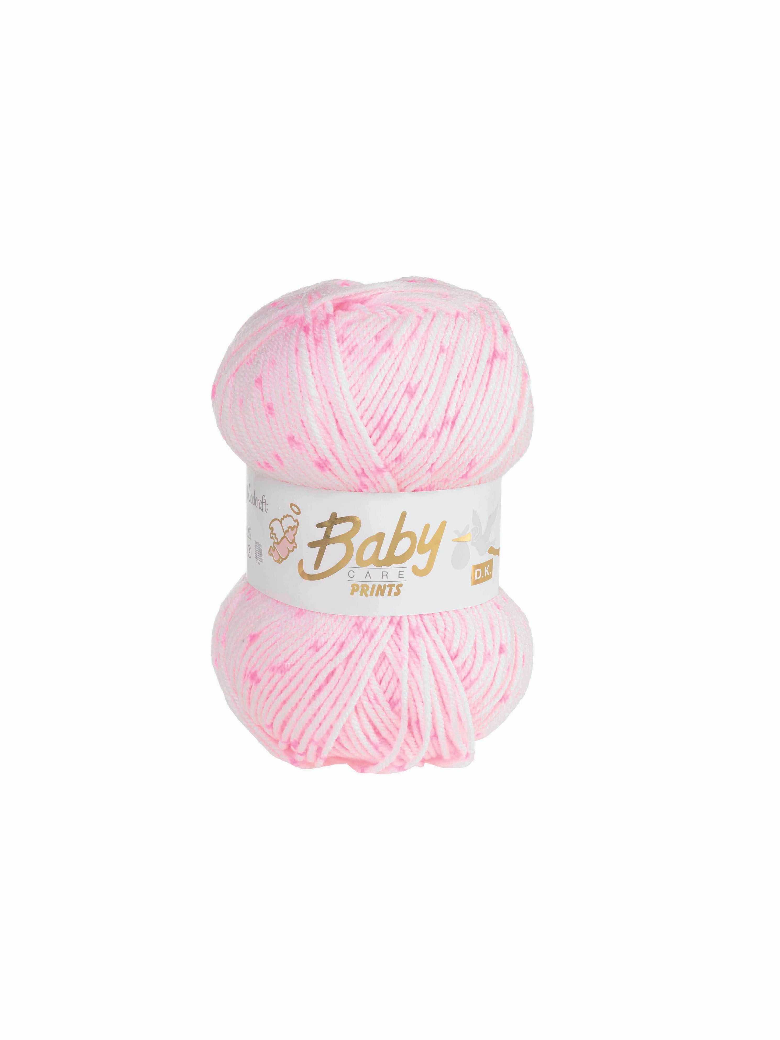 Baby Care Spot Print Double Knitting - 14 Colours Available