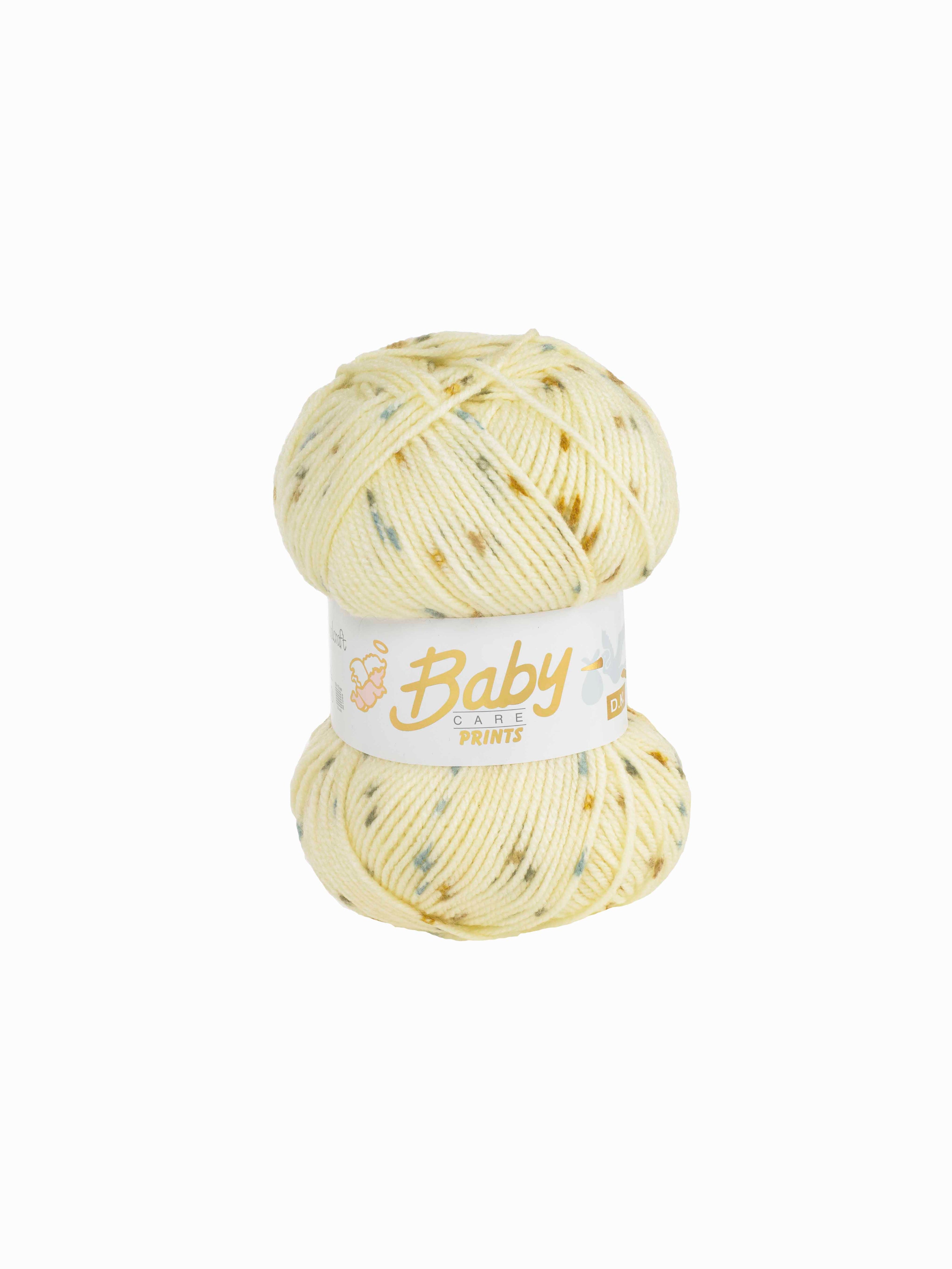 Baby Care Spot Print Double Knitting - 14 Colours Available