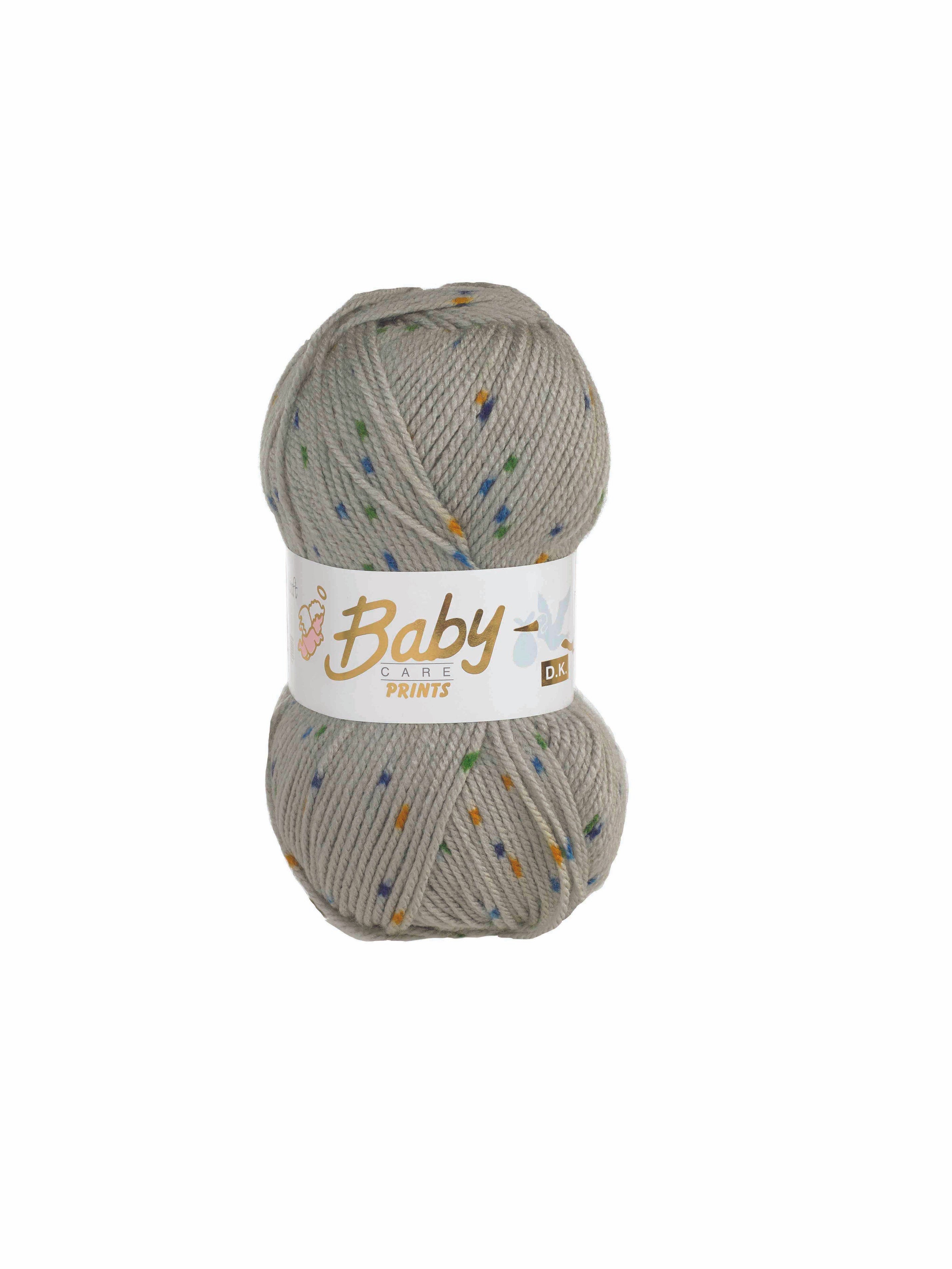 Baby Care Spot Print Double Knitting - 14 Colours Available