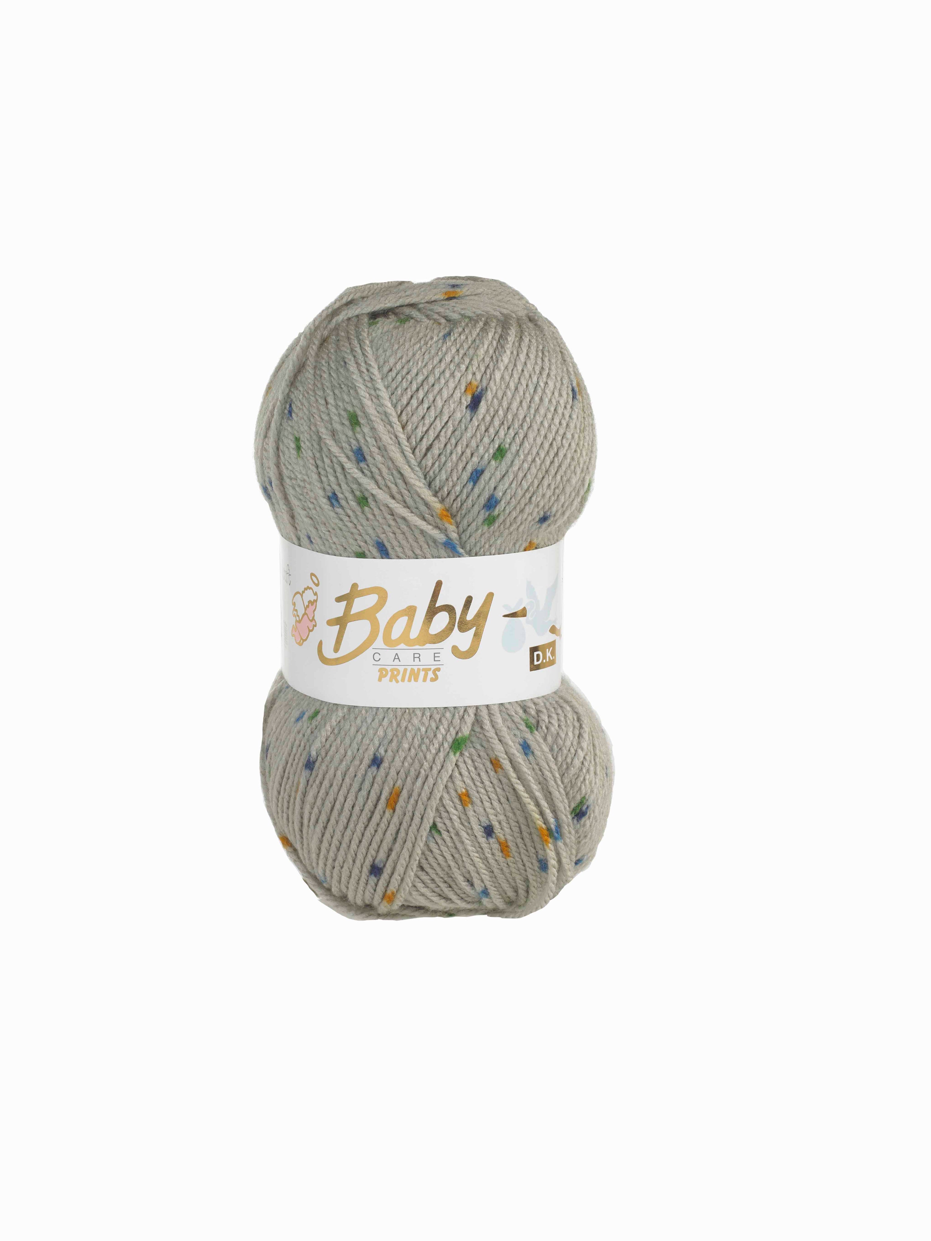 Baby Care Spot Print Double Knitting - 14 Colours Available