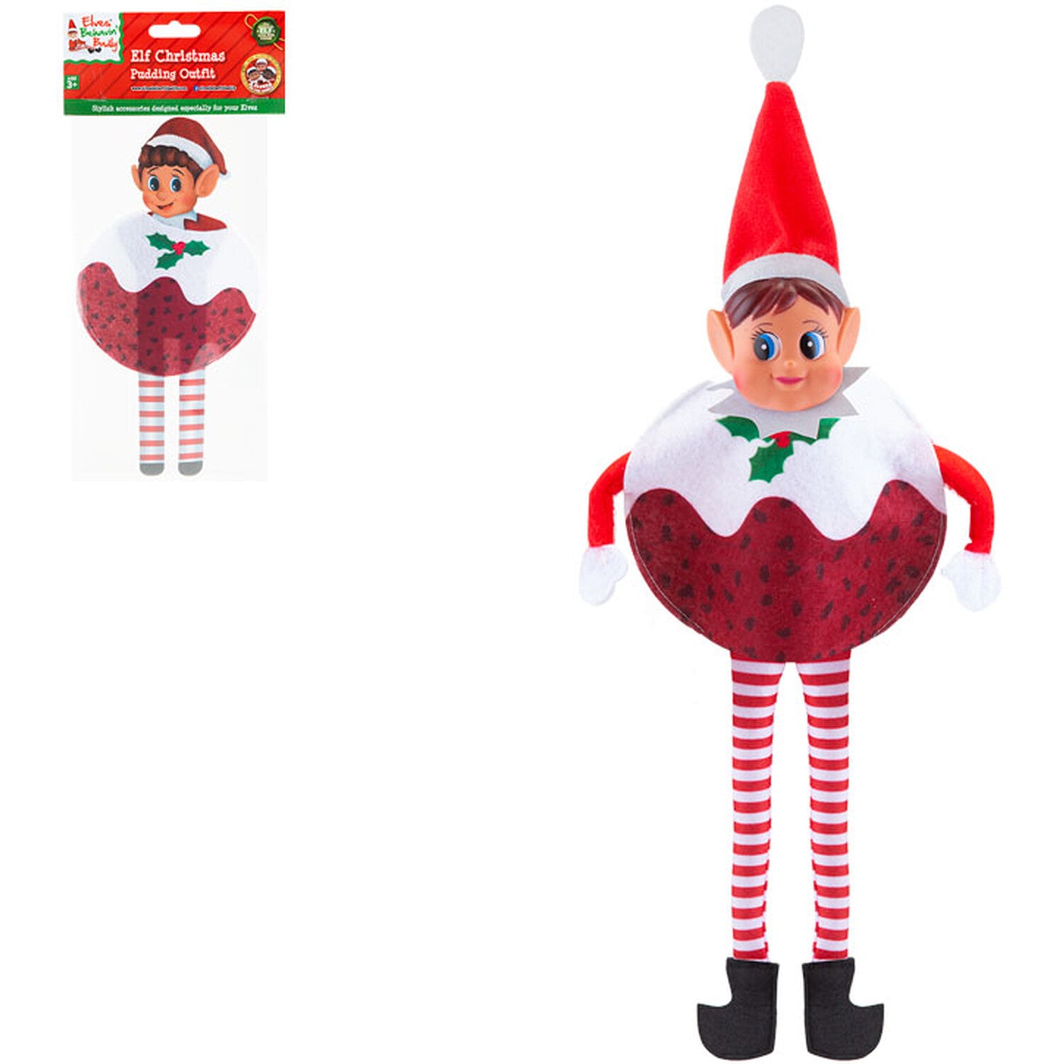 Elf Xmas Pudding Outfit