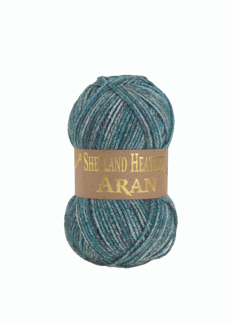 Shetland Heather Aran - 11 Colours Available