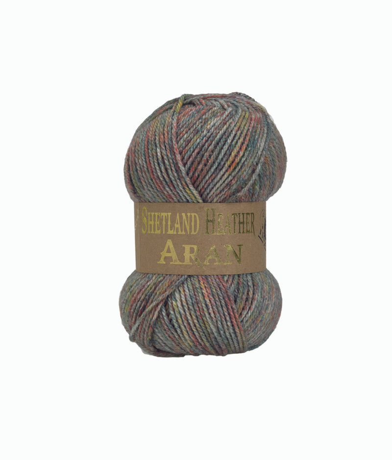 Shetland Heather Aran - 11 Colours Available