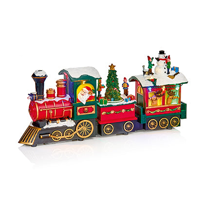 38cm B-O Lit Animated Christmas Train