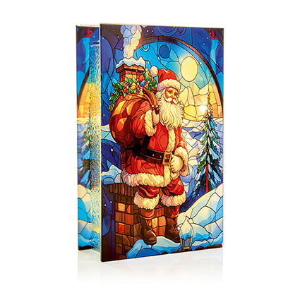 Stained Glass Santa With Sack Picture