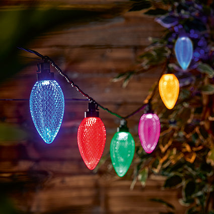 10 LED Large Cone Lights - Connectable