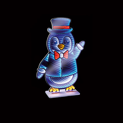 40cm Penguin Infinity Mirror