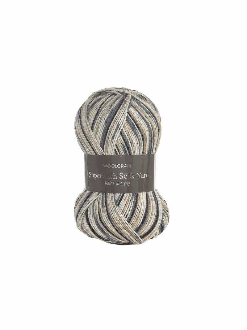 Superwash Sock Wool - 16 Colours Available