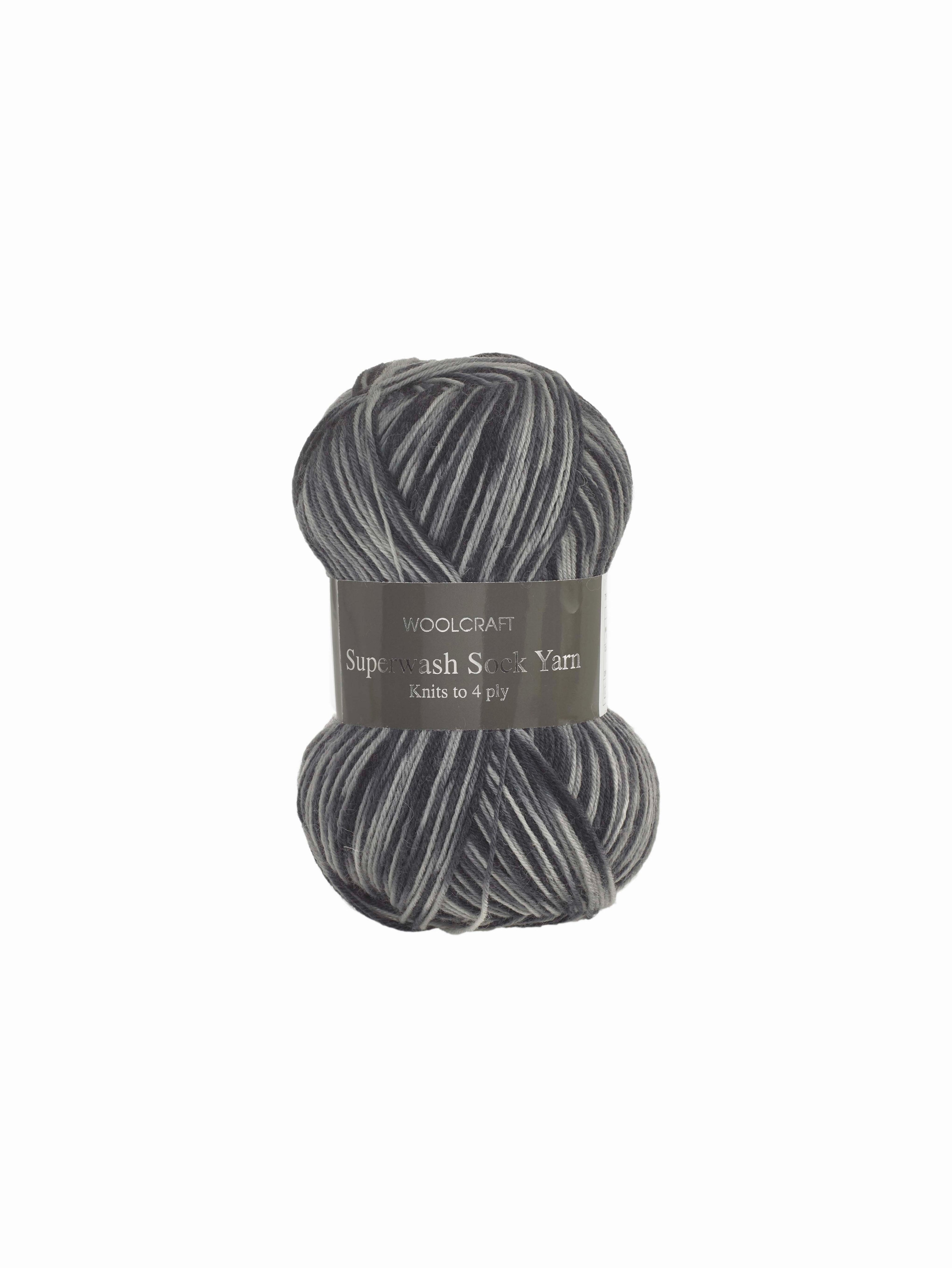 Superwash Sock Wool - 16 Colours Available