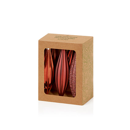 11cm 6pc Sepia Shatterproof Drop