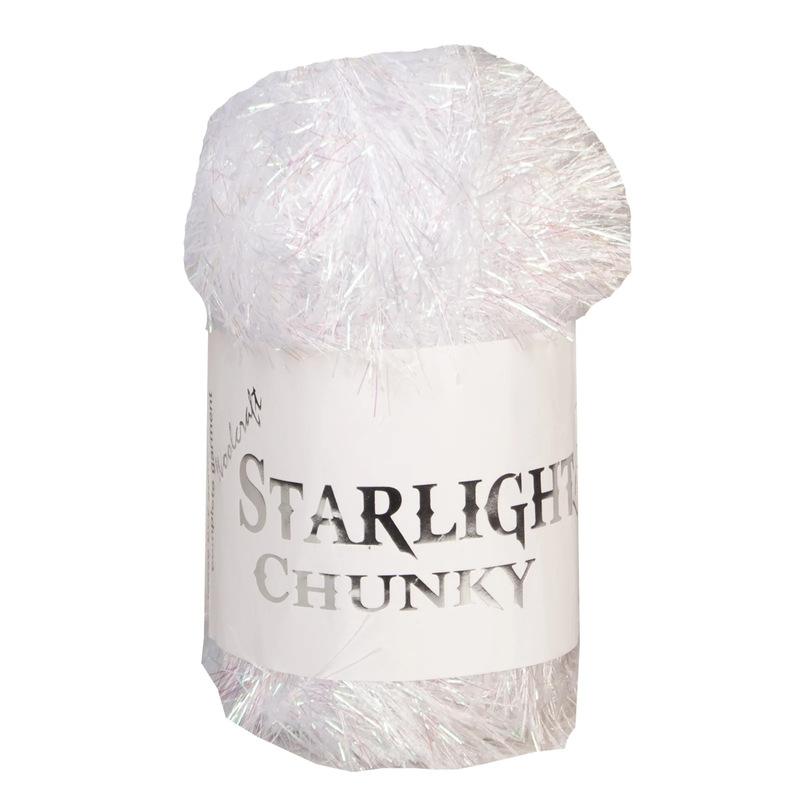 Starlight Chunky Tinsel Yarn - 6 Colours Available