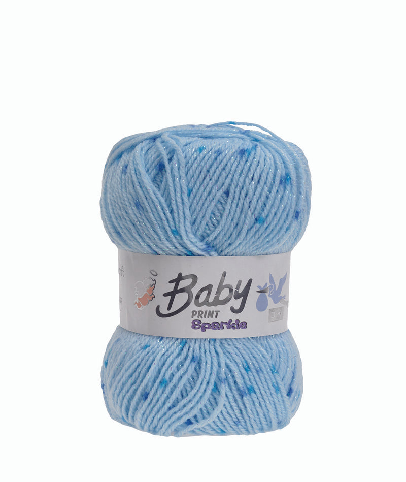 Baby Print Sparkle Double Knitting - 8 Colours Available